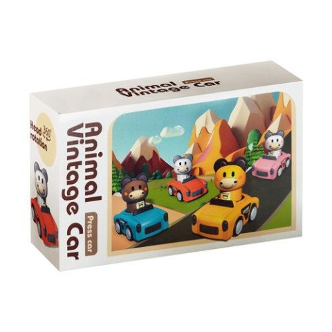 Zabawka sensoryczna - autka ze zwierzątkami 26728