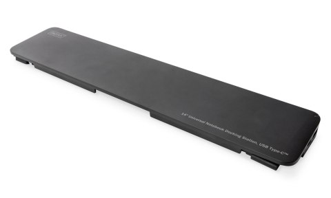 Stacja dokująca DIGITUS USB Typ C 12 portów Dual Monitor 4K 30Hz PD 3.0 RJ45 SD VGA HQ aluminiowa