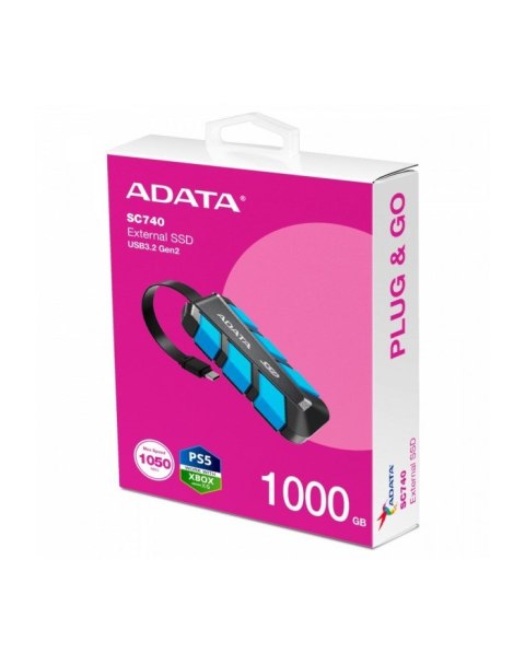 ADATA DYSK SSD SC740 1000 GB COLOR BOX BLUE