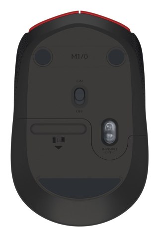Mysz Logitech M171 910-004641 (optyczna; 1000 DPI; kolor czerwony)
