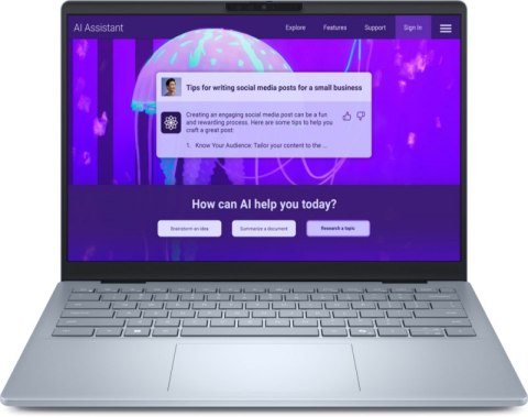 Notebook DELL 14 Plus DB14250 (14"/I9 Ultra 288V /32GB/SSD1TB/W11H/Srebrno czarny)