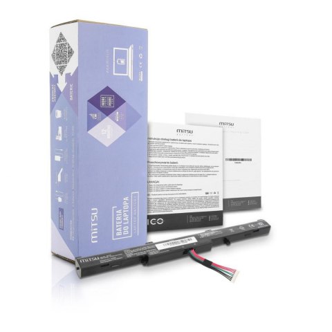 Bateria Mitsu do notebooka Asus A550E, K550E (14.4V-14.8V) (2200 mAh) Bateria Mitsu do notebooka Asus A550E, K550E (14.4V-14.8V) (2200 mAh)