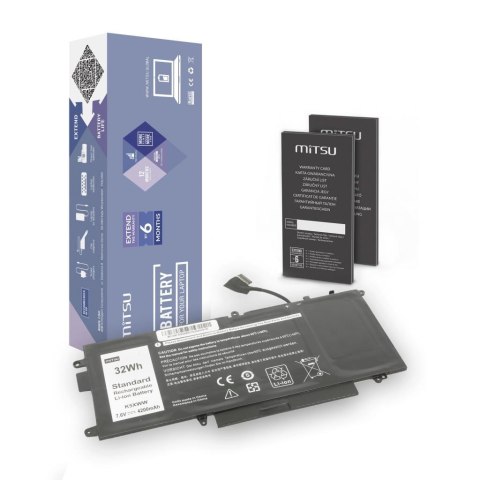 Bateria Mitsu do notebooka Dell Latitude E5289, 7390 (7.4V-7.6V) (4200 mAh) Bateria Mitsu do notebooka Dell Latitude E5289, 7390 (7.4V-7.6V) (4200 mAh)