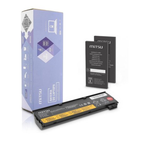 Bateria Mitsu do notebooka Lenovo T440, X240 (10.8V-11.1V) (4400 mAh) Bateria Mitsu do notebooka Lenovo T440, X240 (10.8V-11.1V) (4400 mAh)
