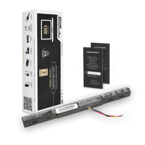 Bateria Movano Premium do notebooka Acer Aspire E5-475, E5-575 (14.8V) (2600 mAh) Bateria Movano Premium do notebooka Acer Aspire E5-475, E5-575 (14.8V) (2600 mAh)