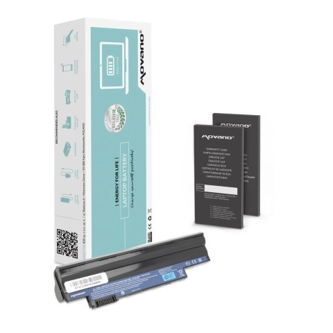 Bateria Movano do notebooka Acer D255, D260 (10.8V-11.1V) (4400 mAh) Bateria Movano do notebooka Acer D255, D260 (10.8V-11.1V) (4400 mAh)
