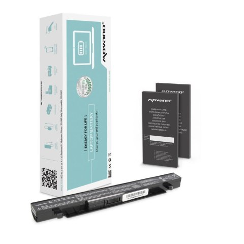 Bateria Movano do notebooka Asus X550, A450, F450, K550 (14.4V-14.8V) (2200 mAh) Bateria Movano do notebooka Asus X550, A450, F450, K550 (14.4V-14.8V) (2200 mAh)
