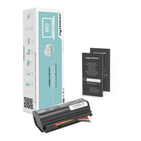 Bateria Movano do notebooka Asus G751, GFX71 (15.0V) (4400 mAh) Bateria Movano do notebooka Asus G751, GFX71 (15.0V) (4400 mAh)