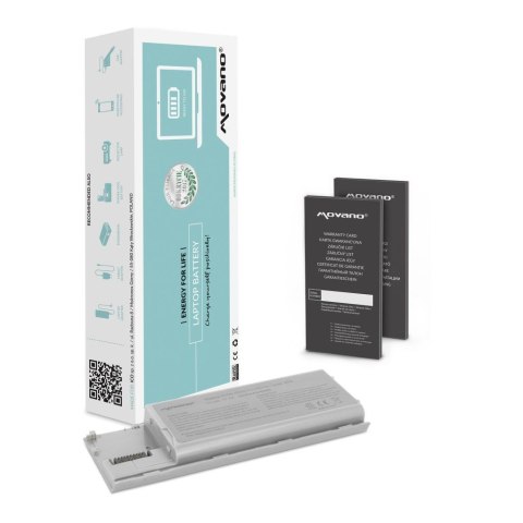 Bateria Movano do notebooka Dell Latitude D620 (10.8V-11.1V) (4400 mAh) Bateria Movano do notebooka Dell Latitude D620 (10.8V-11.1V) (4400 mAh)