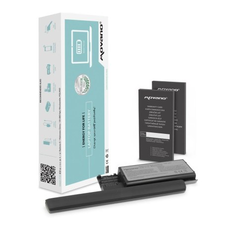 Bateria Movano do notebooka Dell Latitude D620 (10.8V-11.1V) (6600 mAh) Bateria Movano do notebooka Dell Latitude D620 (10.8V-11.1V) (6600 mAh)
