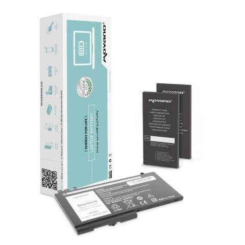 Bateria Movano do notebooka Dell Latitude E5450, E5550 (10.8V-11.1V) (3400 mAh) Bateria Movano do notebooka Dell Latitude E5450, E5550 (10.8V-11.1V) (3400 mAh)