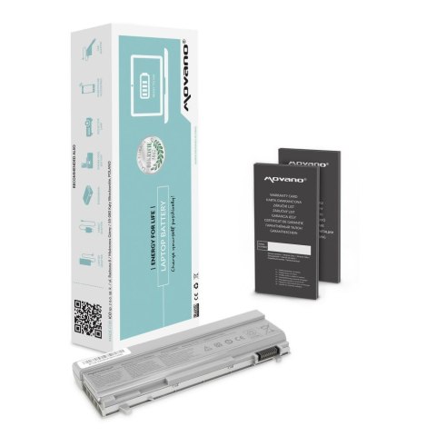 Bateria Movano do notebooka Dell Latitude E6400 (10.8V-11.1V) (6600 mAh) Bateria Movano do notebooka Dell Latitude E6400 (10.8V-11.1V) (6600 mAh)