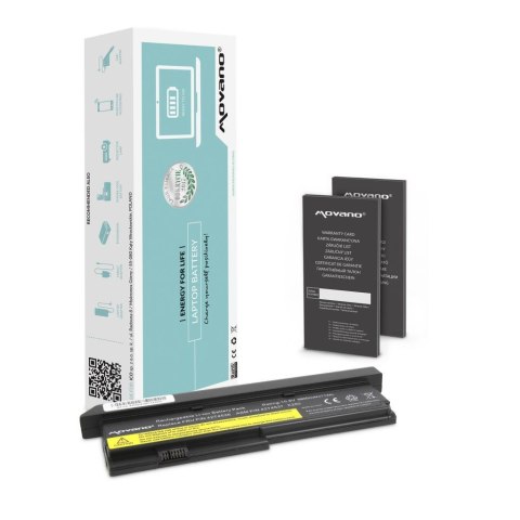 Bateria Movano do notebooka Lenovo X200 (10.8V-11.1V) (6600 mAh) Bateria Movano do notebooka Lenovo X200 (10.8V-11.1V) (6600 mAh)