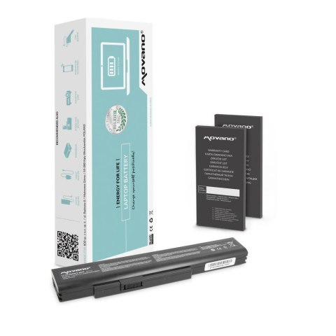 Bateria Movano do notebooka MSI CR640, A6400 (10.8V-11.1V) (4400 mAh) Bateria Movano do notebooka MSI CR640, A6400 (10.8V-11.1V) (4400 mAh)
