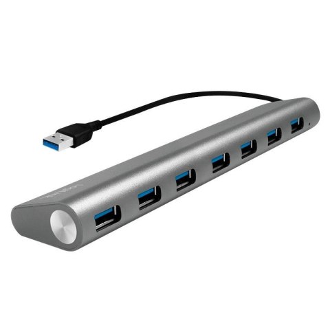 Hub USB 3.0 LogiLink UA0308 7 portów, aluminiowa obudowa Hub USB 3.0 LogiLink UA0308 7 portów, aluminiowa obudowa
