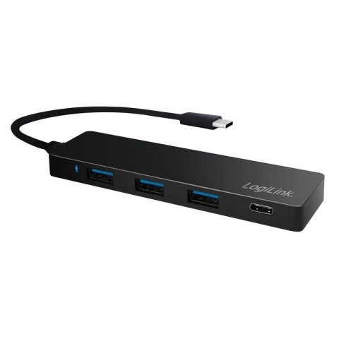 Hub USB-C 3.1 LogiLink UA0311 4 porty, Ultra Slim Hub USB-C 3.1 LogiLink UA0311 4 porty, Ultra Slim