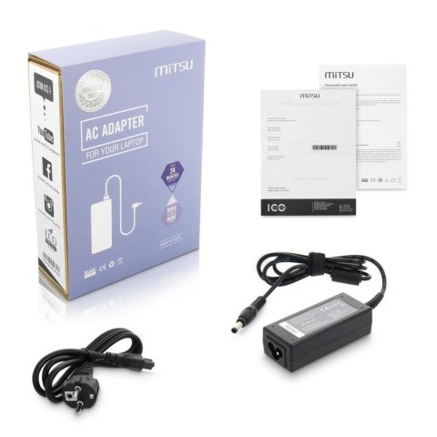 Zasilacz sieciowy Mitsu 19V 2.37A (5.5x2.5) do notebooka Toshiba, Asus Zasilacz sieciowy Mitsu 19V 2.37A (5.5x2.5) do notebooka Toshiba, Asus