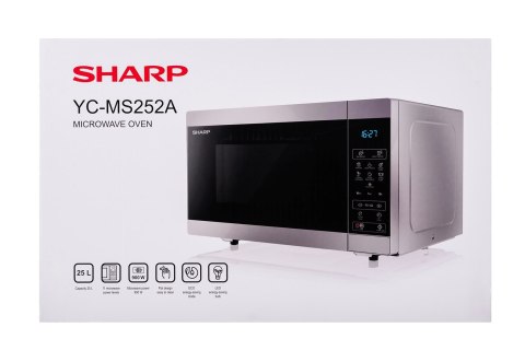 Kuchenka mikrofalowa SHARP YC-MS252AE-S