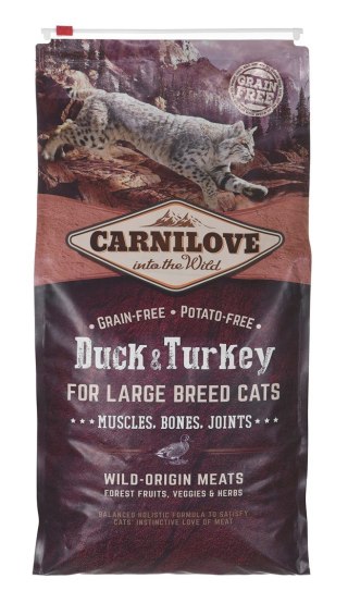 CARNILOVE CAT DUCK&TURKEY FOR LARGE BREED 6KG