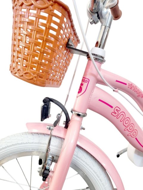 Rower dziecięcy Snapp Bike Vintage 16" różowy