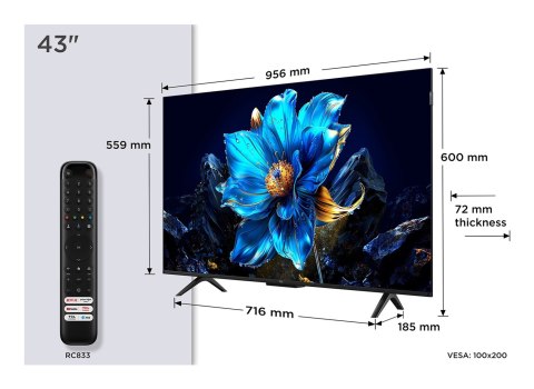 Telewizor 43" TCL 43P79K