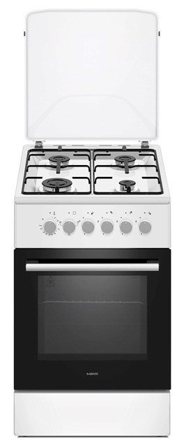 Kuchnia gazowo-elektryczna MPM-56-KGE-03 Biała