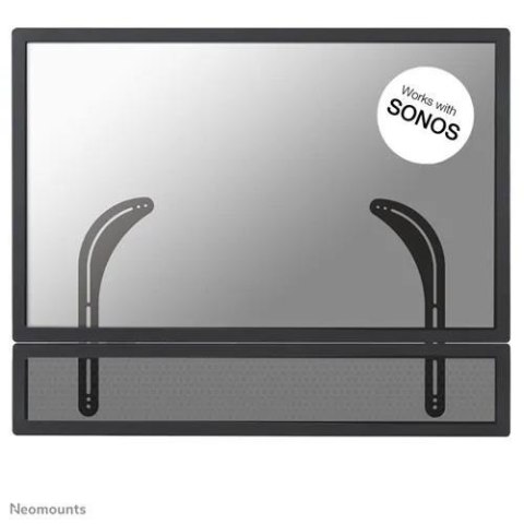 Uchwyt ścienny do ekranów Neomounts by NM-USP100BLACK Vesa 600x400 max 15 kg Czarny