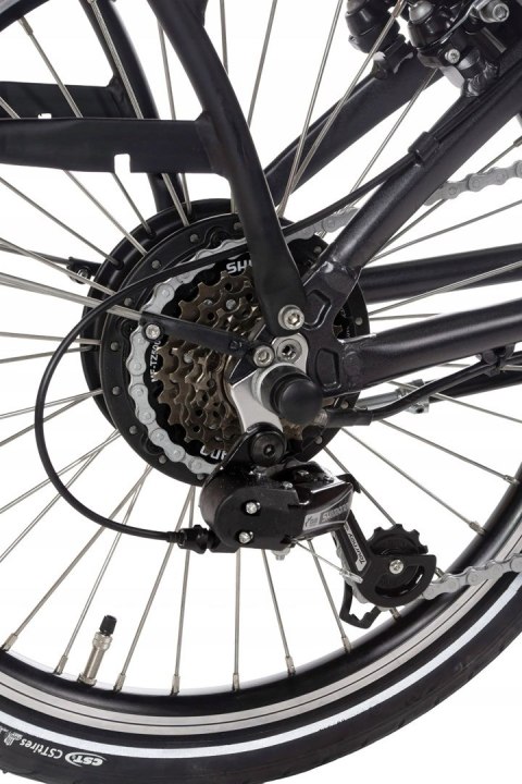 Rower elektryczny składany Snapp City-E Grafit