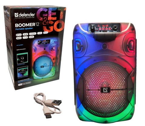 GŁOŚNIK DEFENDER BOOMER 12 BLUETOOTH 15W