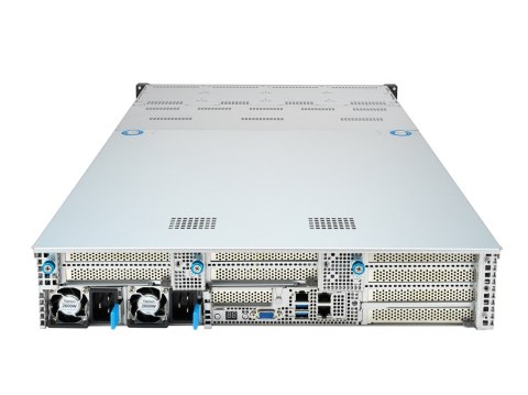 Platforma Asus Rack (2U) RS720A-E12-RS12 AMD Epyc 9004 (8x NVMe, 4x SATA/SAS, 2xM.2, 4xGPU, 2x10Gbe, IPMI, 1+1 2600W)