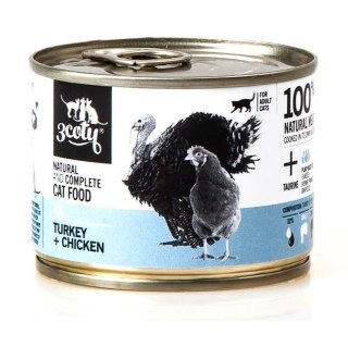 3Coty TURKEY + CHICKEN for Adult cats 180g