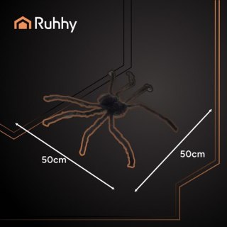 Pająk - dekoracja - 50cm Ruhhy 26029