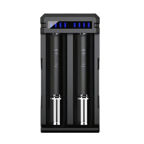 Ładowarka do akumulatorów cylindrycznych Li-ion 18650 Xtar SC2 USB-C