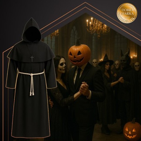 Strój mnicha na Halloween Ruhhy 26175