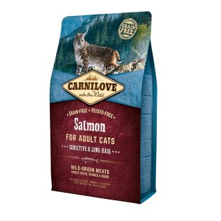 CARNILOVE CAT SALMON SENSITIVE&LONG HAIR 6kg