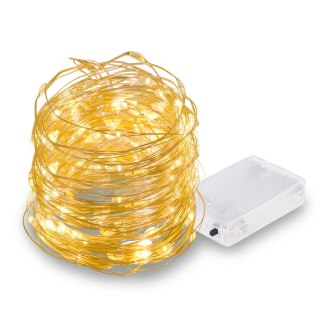 Lampki choinkowe druciki 100 LED 10 metrów