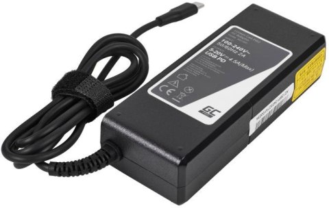 ZASILACZ ŁADOWARKA DO LAPTOPA UNIWERSALNA APPLE Green Cell PRO AD139P 20V 4,5A 90W USB-C