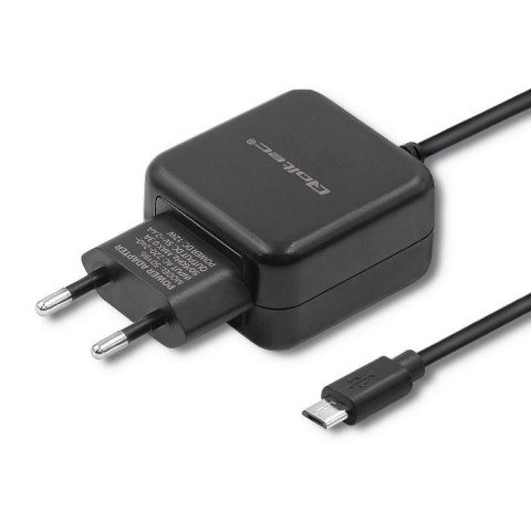 Ładowarka sieciowa Qoltec 12W | 5V | 2,4A | MicroUSB | Czarna Ładowarka sieciowa Qoltec 12W | 5V | 2,4A | MicroUSB | Czarna