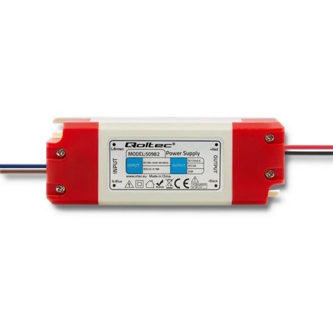 Zasilacz impulsowy LED Qoltec IP20 | 24W | 12V | 2A