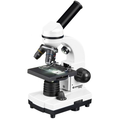 Mikroskop Bresser Junior Biolux SEL 40-1600x z futerałem, biały