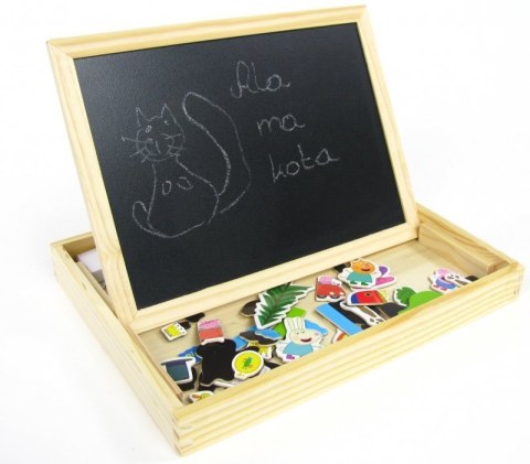 Tablica kredowa magnetyczna Świnka Peppa Pig Drewniana #G2