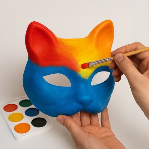 Maska kota DIY 6szt. + akcesoria Maaleo 26570