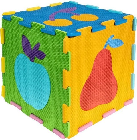 Mata Piankowa Puzzle Piankowe Owoce Kolorowe #CZ