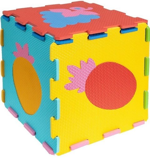 Mata Piankowa Puzzle Piankowe Owoce Kolorowe #CZ