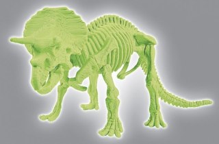 SKAMIENIAŁOŚCI TRICERATOPS NAUKOWA ZABAWA #G2