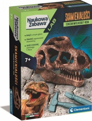Skamieniałości czaszka T-Rexa Naukowa Zabawa Clementoni #G2