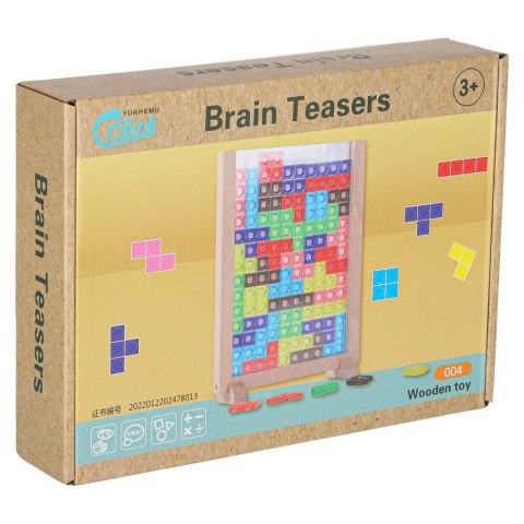 Gra logiczna układanka tetris stojący