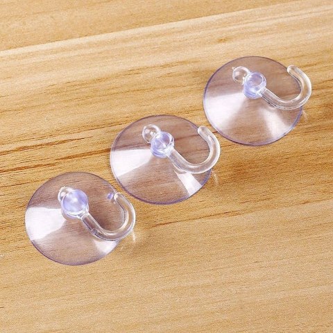 Haczyk wieszak z przyssawką kuchenny łazienkowy zestaw 8 szt.