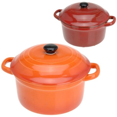 Kokilka porcelanowa z pokrywką naczynie żaroodporne do zapiekania 300 ml