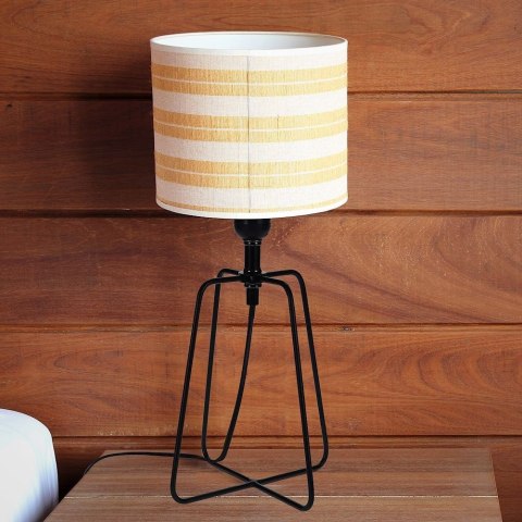 Lampka lampa metalowa czarna stołowa na biurko komodę stolik nocny loft